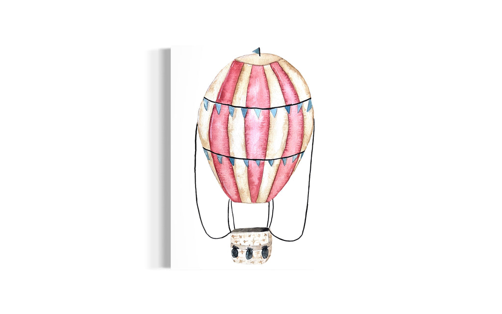 Vintage Hot Air Balloon Canvas Print