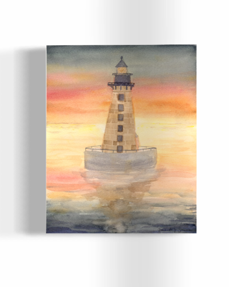 The Effect of Light- Stannard Rock Lighthouse