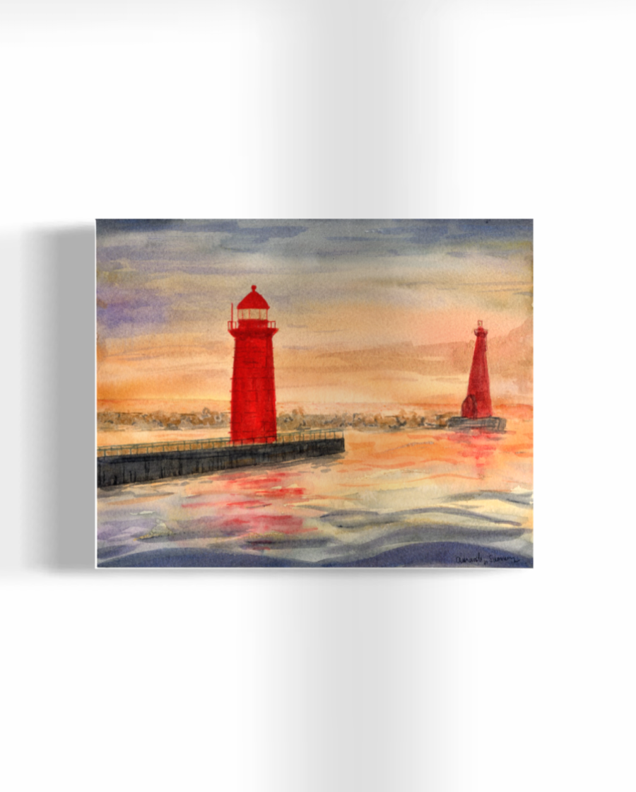 The Effect of Light- Muskegon Lighthouse {Original}