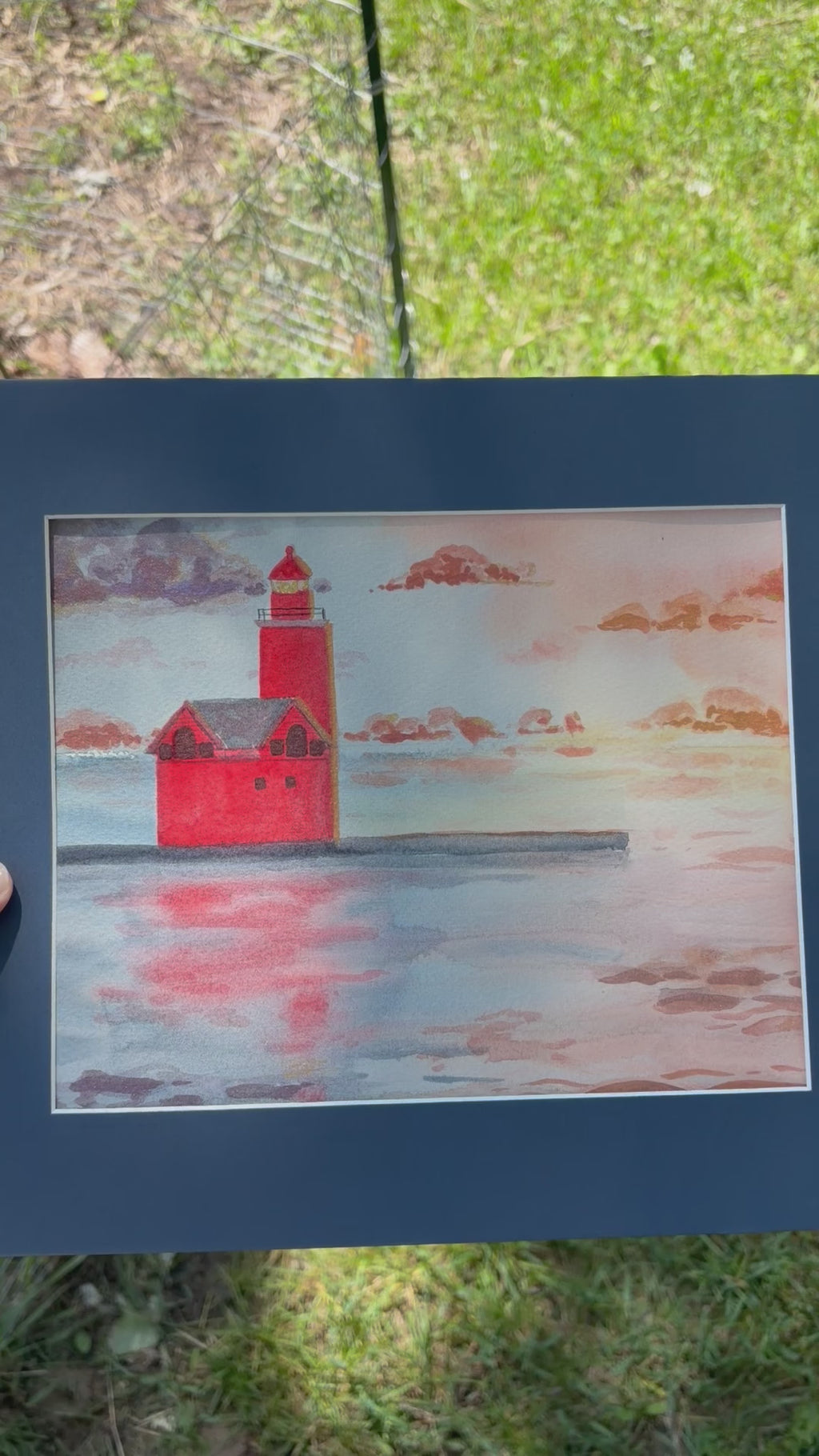 The Effect of Light- Holland Lighthouse {Original}