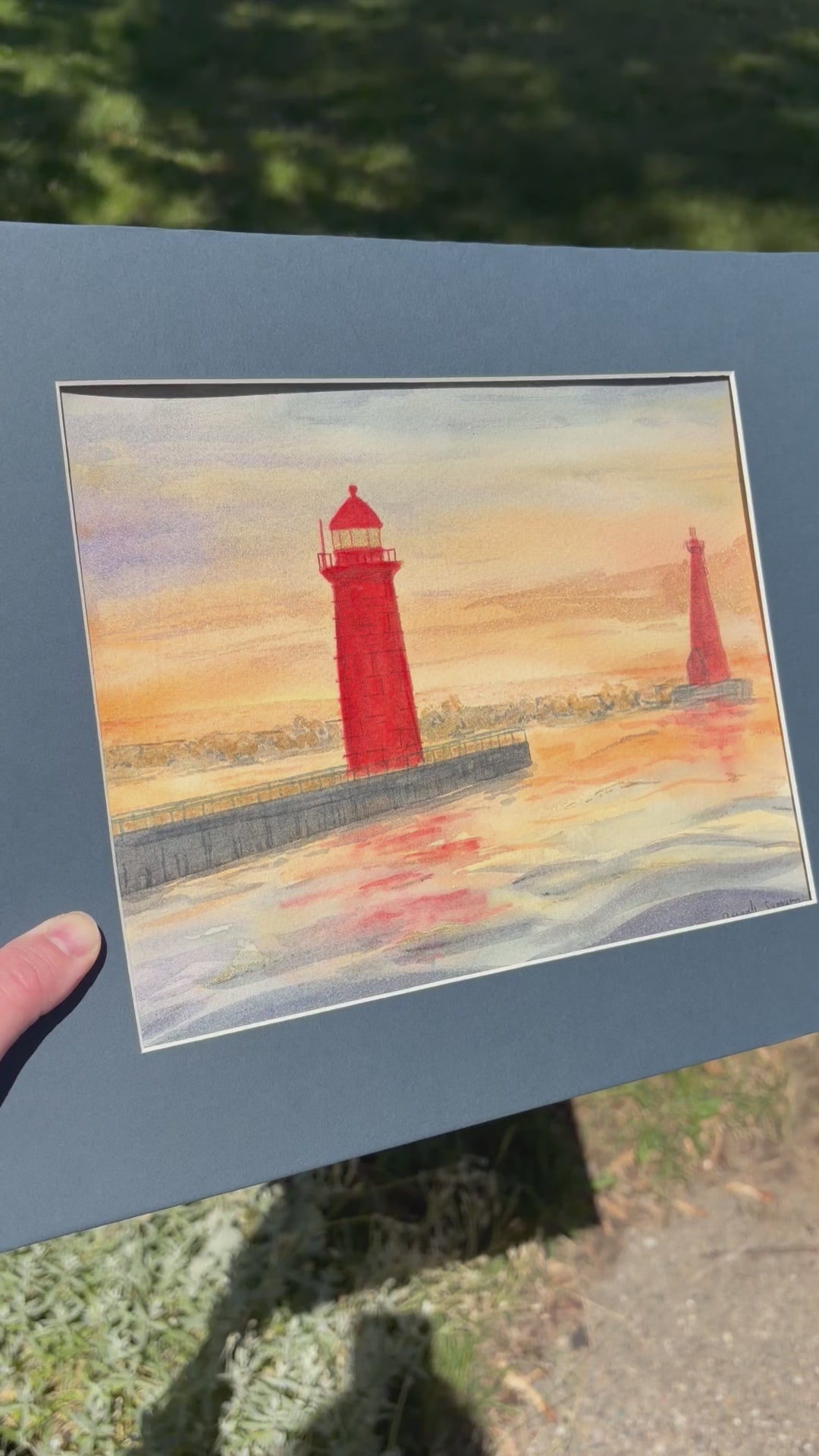 The Effect of Light- Muskegon Lighthouse {Original}